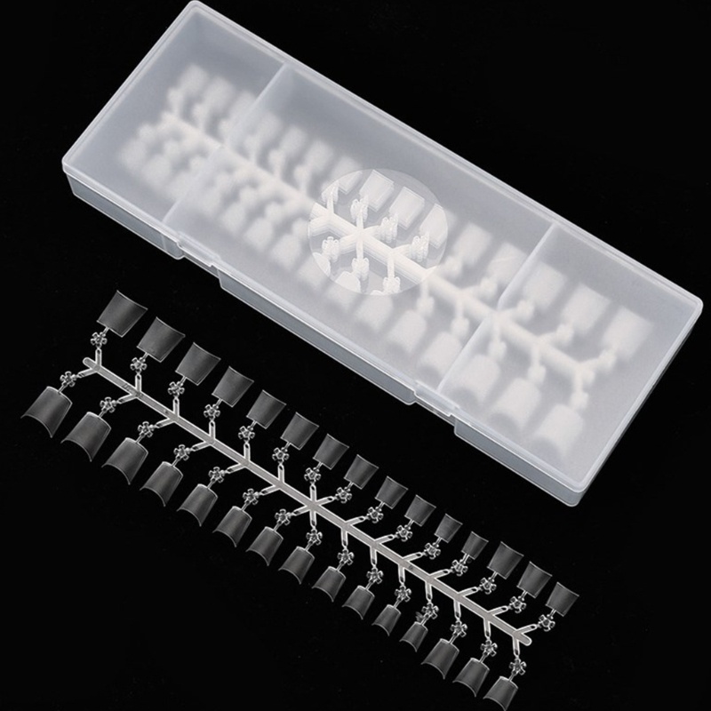 Ivy Bộ 240 Móng Tay Giả Ngắn Hình oval Bằng Nhựa resin Phong Cách Pháp