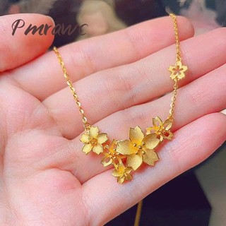 Pmrawc | sansheng bộ vòng cổ mặt hoa thổ cẩm fj481