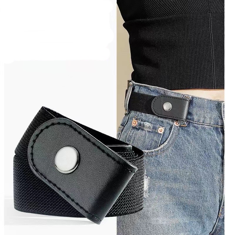 Thắt Lưng Vải canvas Co Giãn Vô Hình Không Khóa Có Thể Điều Chỉnh Cho Quần Jean / Đầm