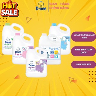 (TRỢ GIÁ) Nước giặt quần áo em bé Dnee 3000ml/1400ml - Nước Giặt Xả Cho Trẻ Em, Chính hãng đại thịnh