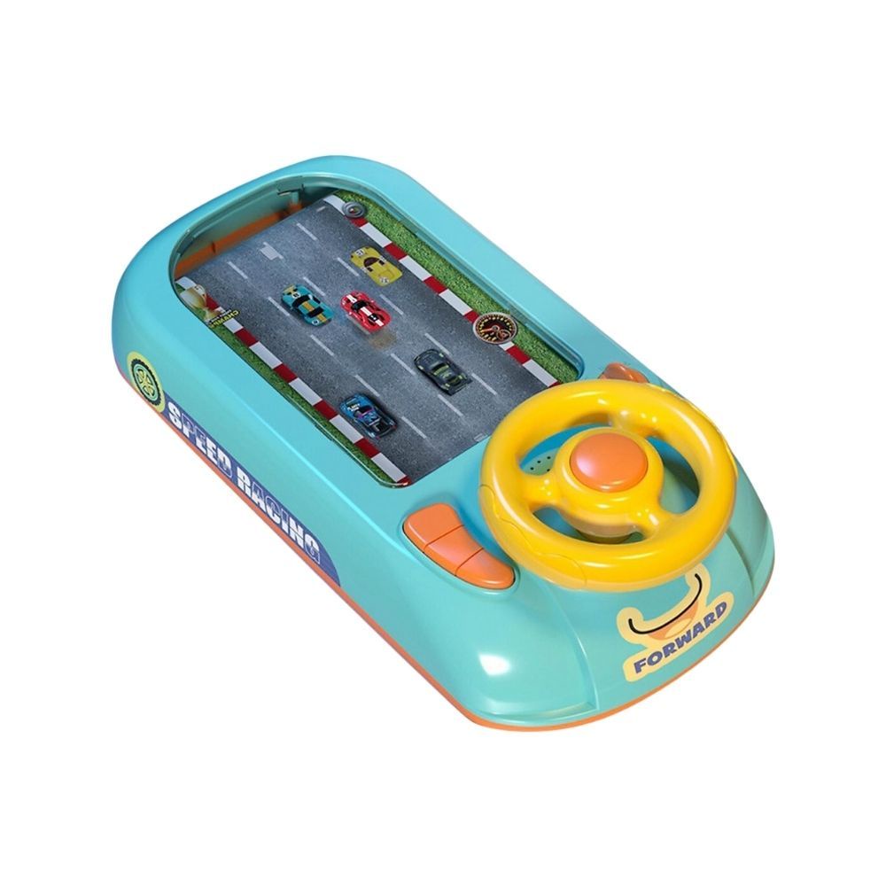 Đồ chơi cho bé mô hình đường đua, ô tô đồ chơi tốc độ có màn hình chuyển động và vô lăng mô phỏng lái xe cho bé GDK1091