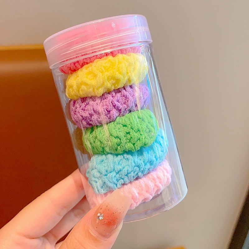 Mới Dây Cột Tóc Cao Su Dày Co Giãn Thiết Kế Đơn Giản Cho Nữ