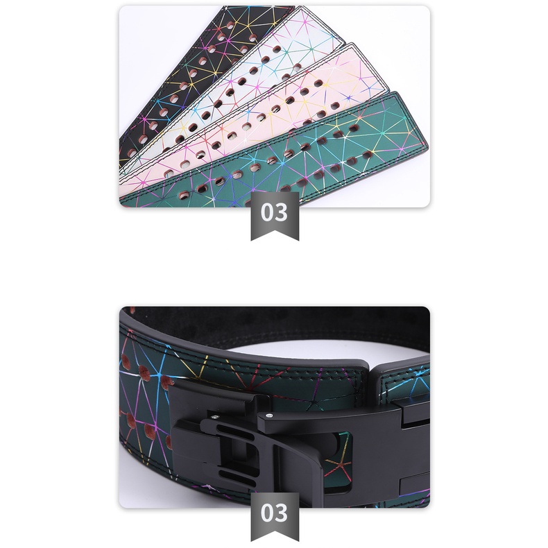 Thắt Lưng Da Bò Có Khóa Tự Động Hỗ Trợ Nâng Tạ Thể Thao Cho Nam Và Nữ