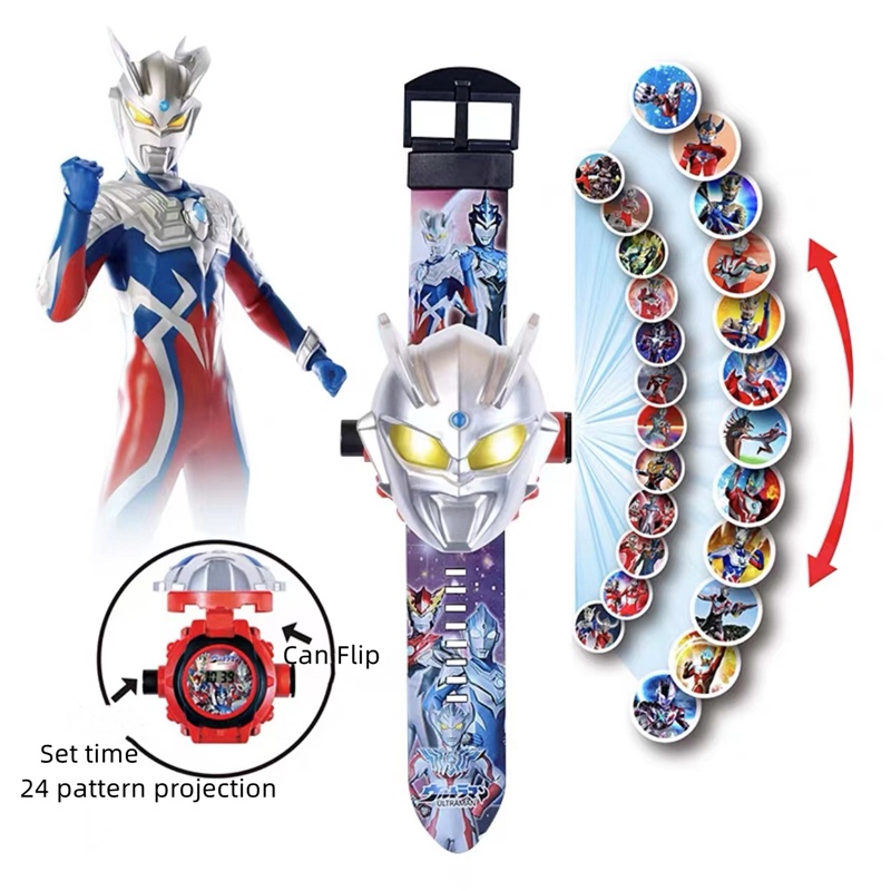 Đồng Hồ Điện Tử Chiếu Hoạt Hình Độc Đáo Cho Bé