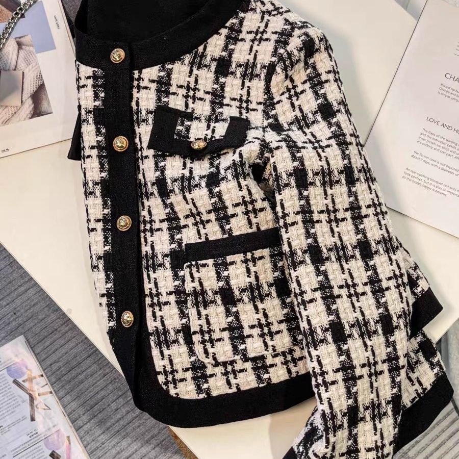 Áo Khoác Dáng Ngắn Phong Cách Hàn Quốc Thời Trang Thu Đông Hàng Mới 2023 Dành Cho Bạn Nữ