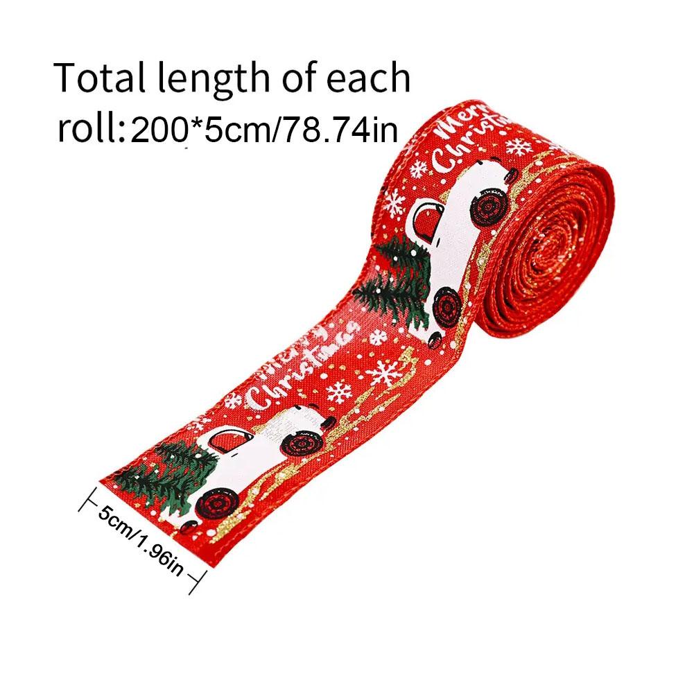 Cuộn Dây Ruy Băng 5cm Trang Trí Giáng Sinh s6x7