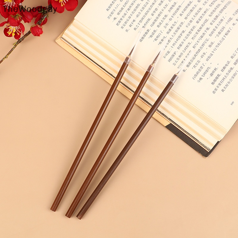 Thewoodgay Cọ Sơn Dầu Thư Pháp Trung Quốc Vẽ Tranh Sơn Dầu Đầu Cọ wolves