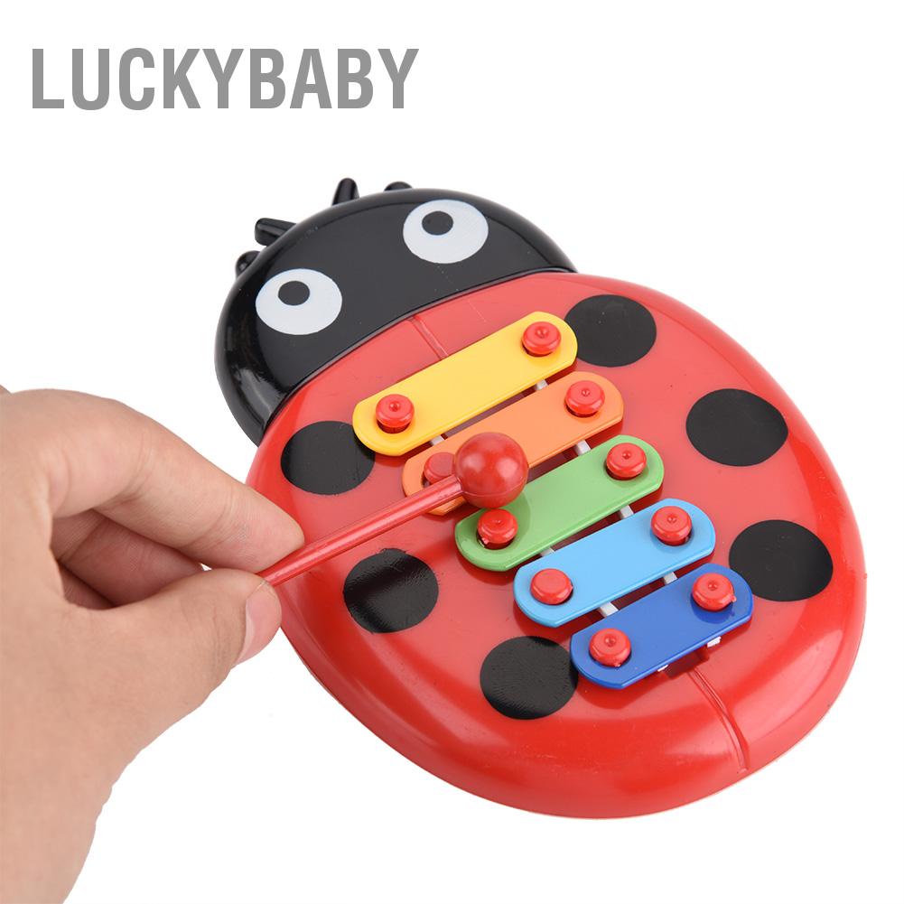 LUCKYBABY Quà tặng nhạc cụ cho bé Xylophone Beetle Đồ chơi trẻ em phát triển giáo dục