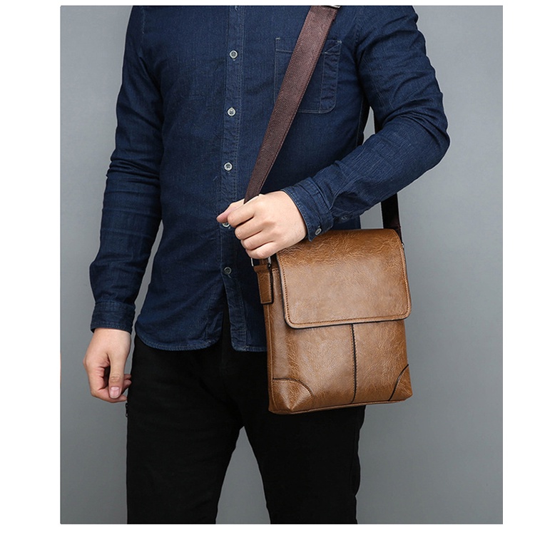 Túi Đựng Điện Thoại Đeo Chéo Một Bên Vai Chống Va Đập Dành Cho Nam Giới Hw