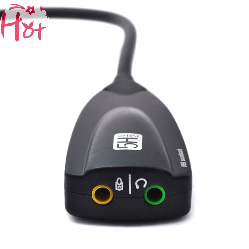 Jr card Âm Thanh 7.1 Chuyển Đổi 5hv2 usb Sang 3d ch jack Cắm 3.5mm Cho laptop pc vn