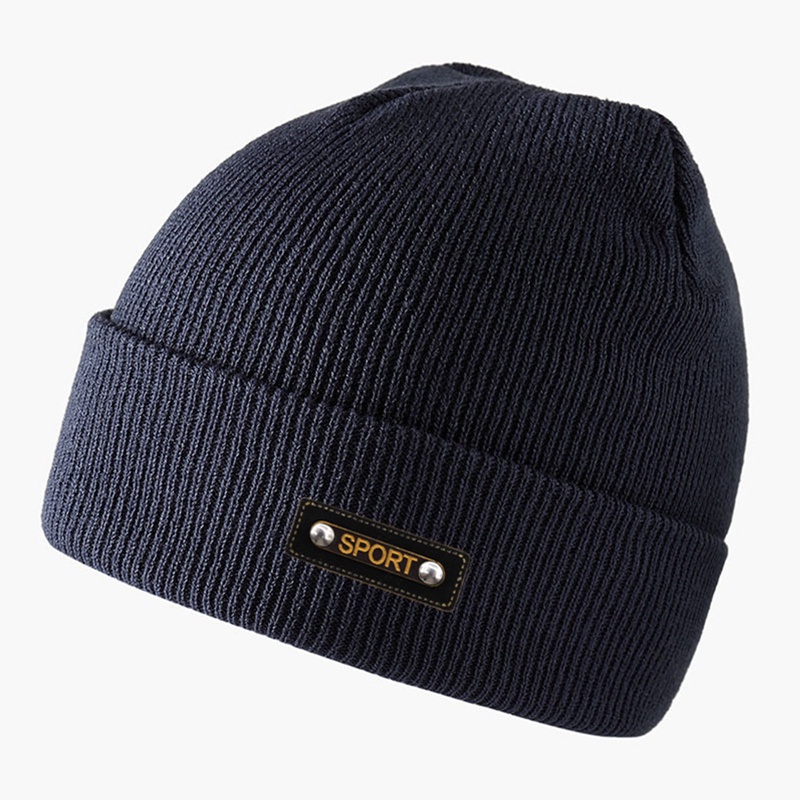 Hueqrh Mũ Len beanie Dệt Kim Giữ Ấm Mùa Đông Cho Nam Nữ