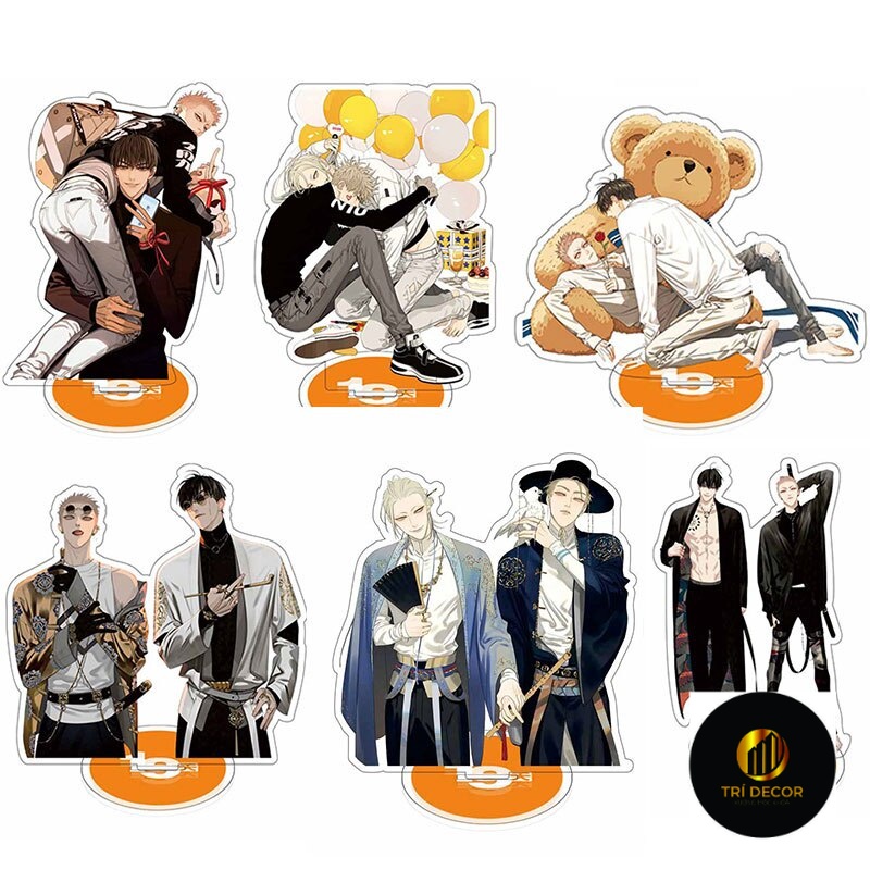 Móc khoá Anime 19 Days Acrylic Kiến Nhất, Triển Chính Hi, Hạ Thiên và Mạc Quan Sơn manhua boylove đa
