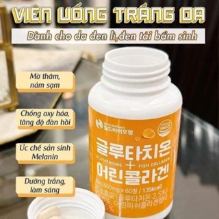 Viên uống trắng da cao cấp Glutathione + Collagen Peptide