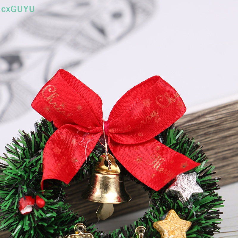 1 Vòng Hoa Giáng Sinh 1: 12 1: 6 Trang Trí Nhà Búp Bê prta