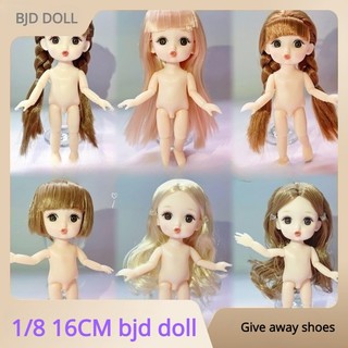 Búp bê 3d 16cm 13 khớp động dễ thương xinh xắn