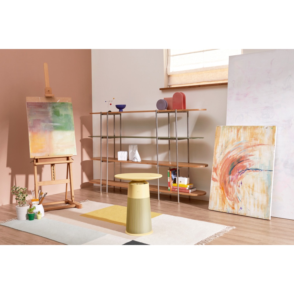 Máy Lọc Không Khí LG PuriCare Aero Furniture AS20GPYU0 Màu Vàng Chanh - Chính Hãng Bảo Hành 12 Tháng