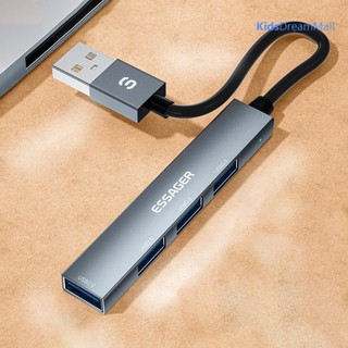 Bộ chia cổng usb2.0 hub 480mbps essager 4 trong 1 tiện dụng