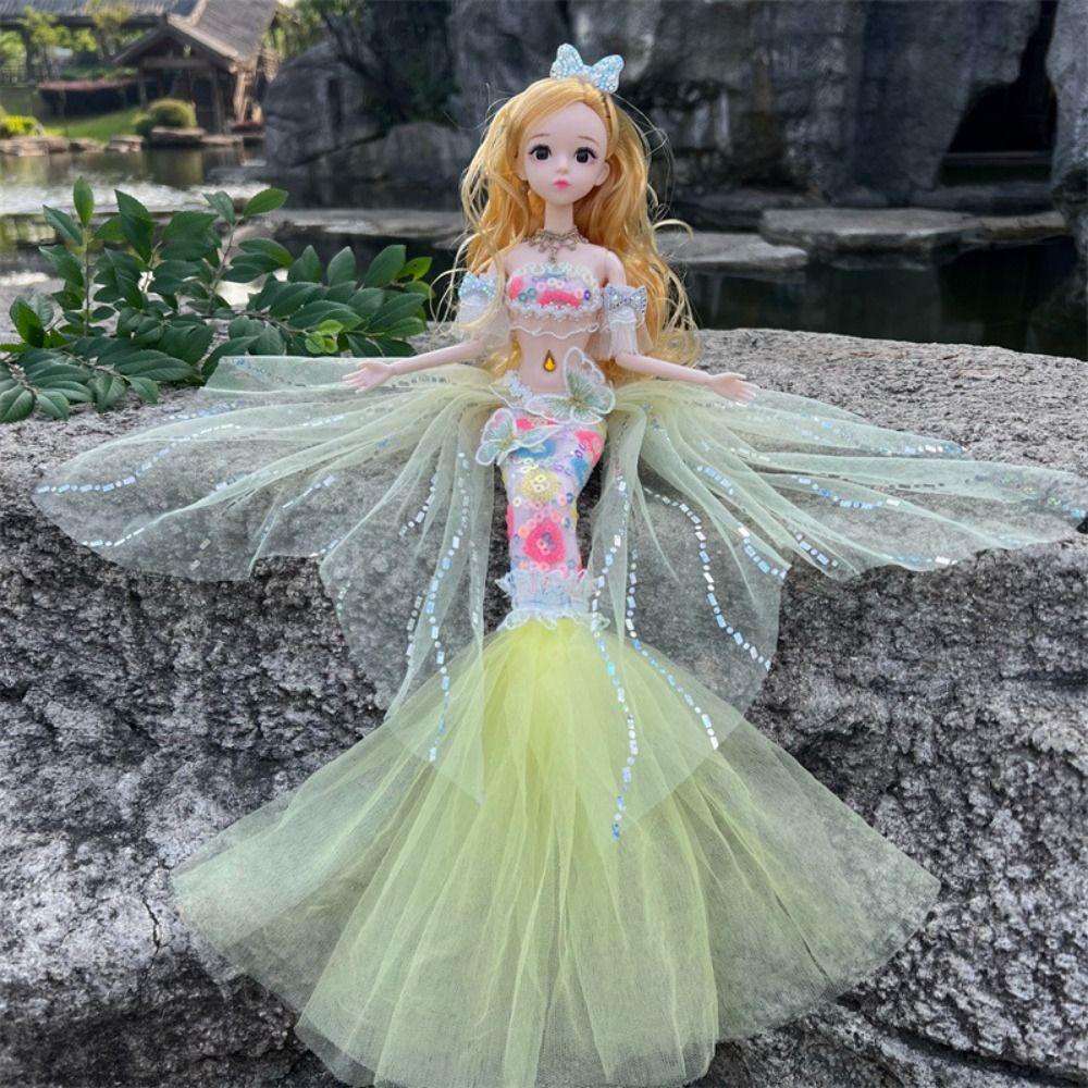 Mmluck Búp Bê Nàng Tiên Cá Biết Hát Nàng Tiên Cá Bằng Nhựa An Toàn Nhiều Màu Sắc Dễ Thương Có Thể Di Chuyển Đồ Chơi Nhà Tắm