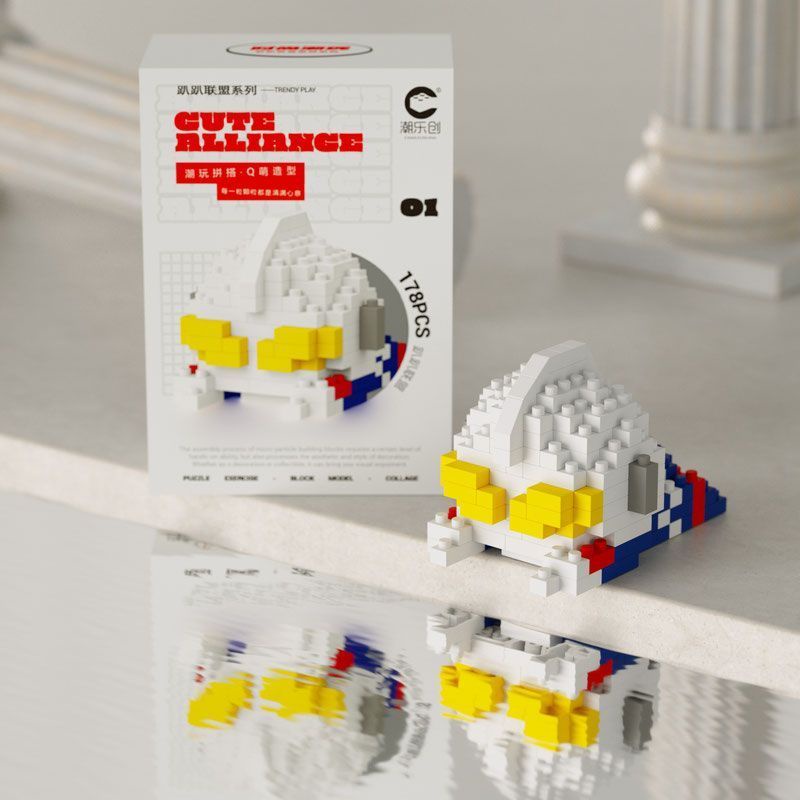 Khối Đồ Chơi Lắp Ráp Hình Gấu Trúc Nhỏ Dành Cho Bé