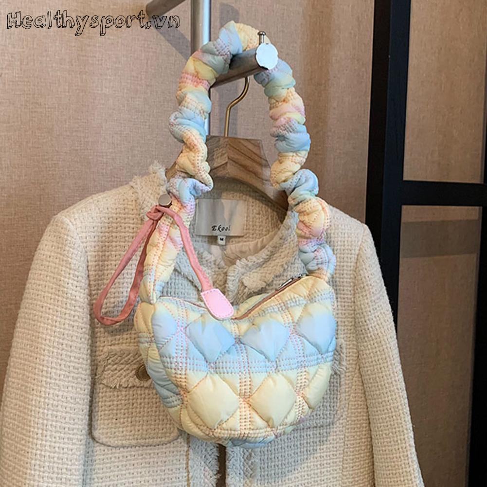 Túi Đeo Chéo Nhuộm Màu Thời Trang Hàn Cho Nữ