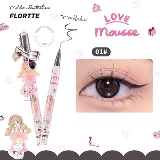 Kẻ mắt Flortte x Mikko đầu kẻ siêu mảnh 0.01mm lâu trôi