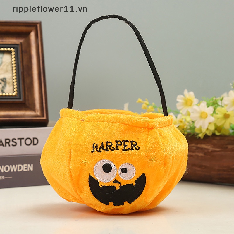 Túi Đựng Kẹo halloween 2023 Hình Phù Thủy / Mèo Đen / Bí Ngô