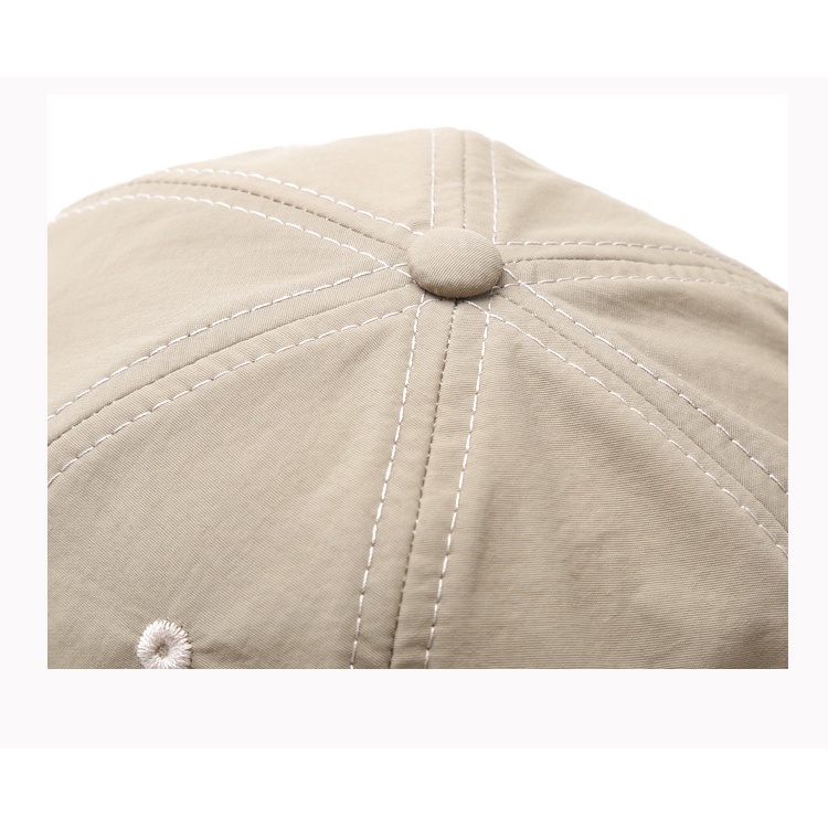 Mũ Lưỡi Trai Màu Sắc Đơn Giản Chất Vải Khô Thoáng Nhanh Thời Trang Mùa Hè Cho Nam Và Nữ