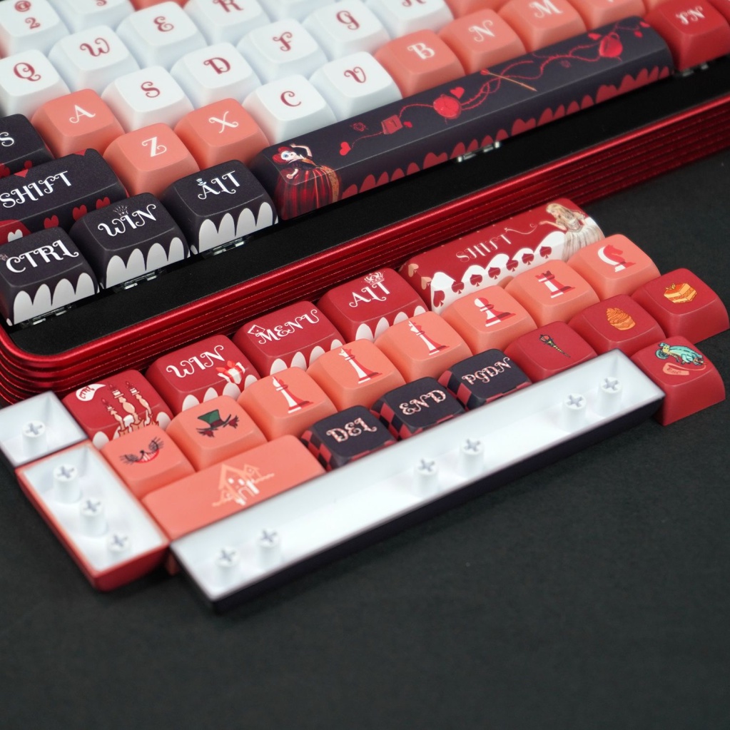 Pbt Bộ Bàn Phím Cơ alice Nhỏ Chủ Đề Thăng Hoa Thủ Công xda Cao Lõi Chéo Cho Bàn Phím Cơ