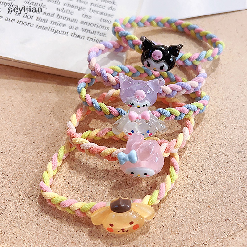 Dây Cột Tóc Phong Cách kuromi Hoạt Hình Nhiều Màu Sắc Ngọt Ngào Cho Nữ