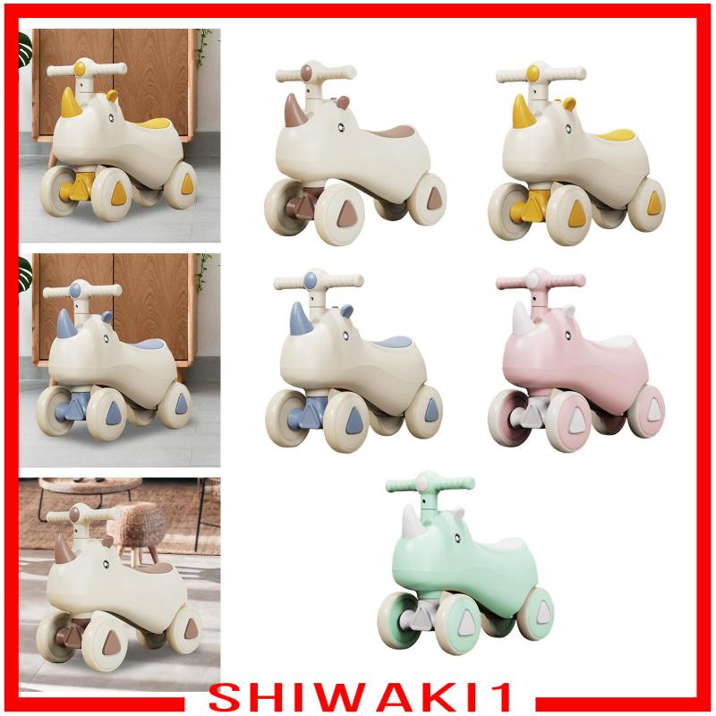 Xe Đạp Đồ Chơi 4 Bánh Có Nhạc Và Đèn 4 Bánh Cân Bằng Cho Bé 1-3 Tuổi