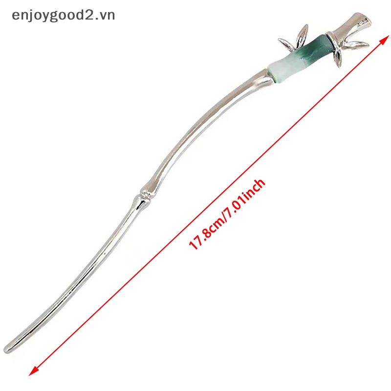 Trâm Cài Tóc Bằng Kim Loại Hình Cây Tre Phong Cách Trung Hoa Cổ Điển Thời Trang Cho Nữ