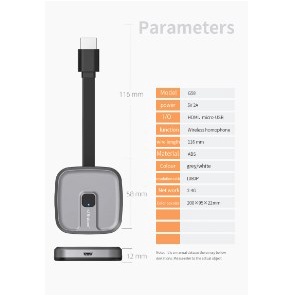 Bộ Chuyển Đổi Tín Hiệu hdmi Không Dây g58 2.4g 5g 1080 4k wifi Cho tv