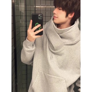  Áo hoodie Ninja nam nữ cổ lọ oversize áo hoodie nam nỉ bông cổ cao mềm mịn 