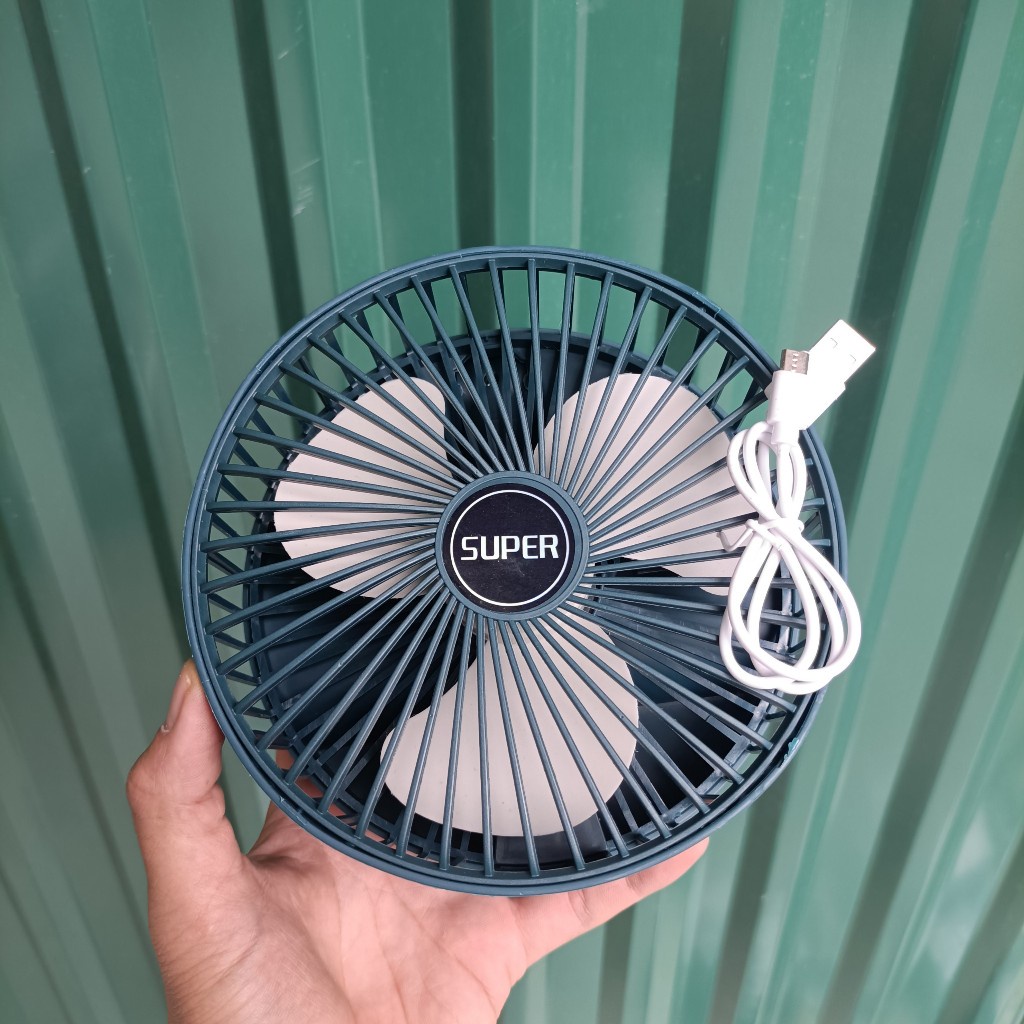Quạt Tích Điện Mini 3 Chế Độ Để Bàn pin 1000mAh