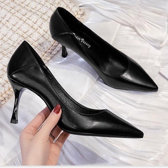 Giày Cao Gót Mũi Nhọn size 34-40 Thời Trang Thanh Lịch Cho Nữ