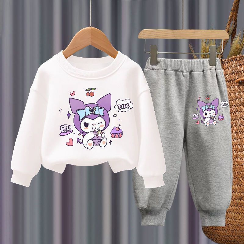 Set Đồ Thể Thao Gồm Áo Tay Dài Và Quần Dài Thời Trang Cho Bé Gái Kích Thước 90-150