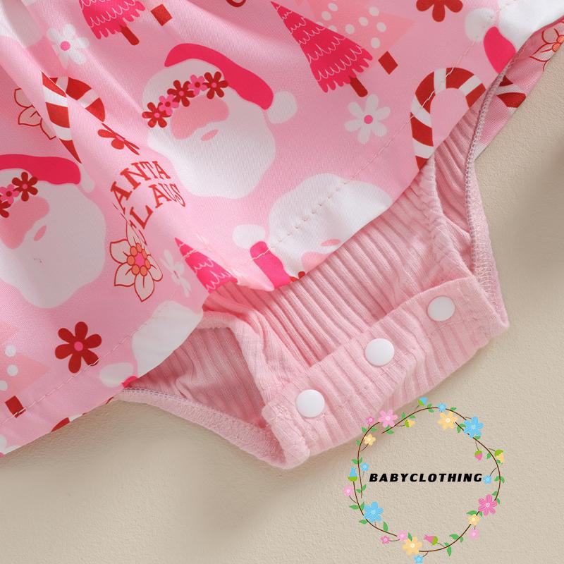 Set 2 Món Đầm Tay Dài + Băng Đô Cài Tóc Phong Cách Giáng Sinh Cho Bé Gái