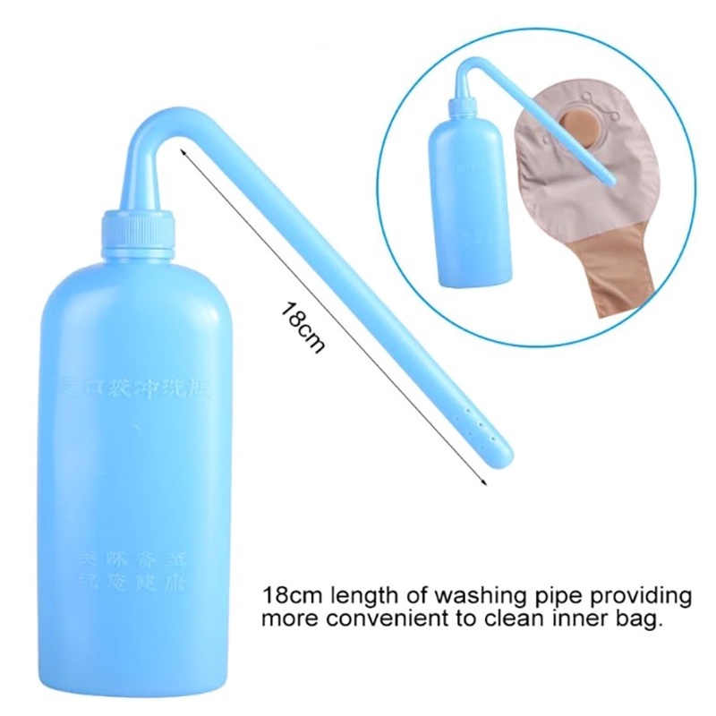 Ostomy Túi Vệ Sinh Bình Sữa Bằng Nhựa Đào Tê Chuyên Dụng