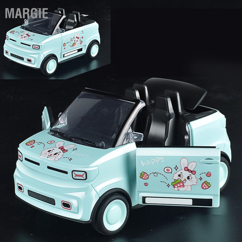 MARGIE Trẻ em Thu Nhỏ Roadster Xe Ô Tô Mô Hình Kéo Lại Hoạt Thực Tế Nhựa Đồ Chơi cho Bé Trai Gái
