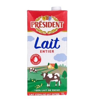 Sữa tươi Pháp nguyên kem President 1Lít - President Full Cream 1Lít