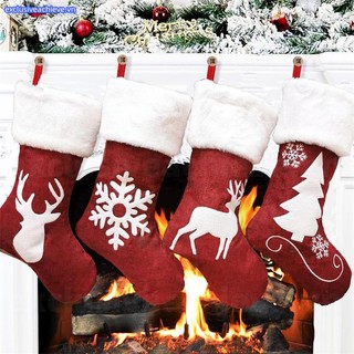 Vớ treo trang trí cây thông noel cỡ lớn 20 27cm