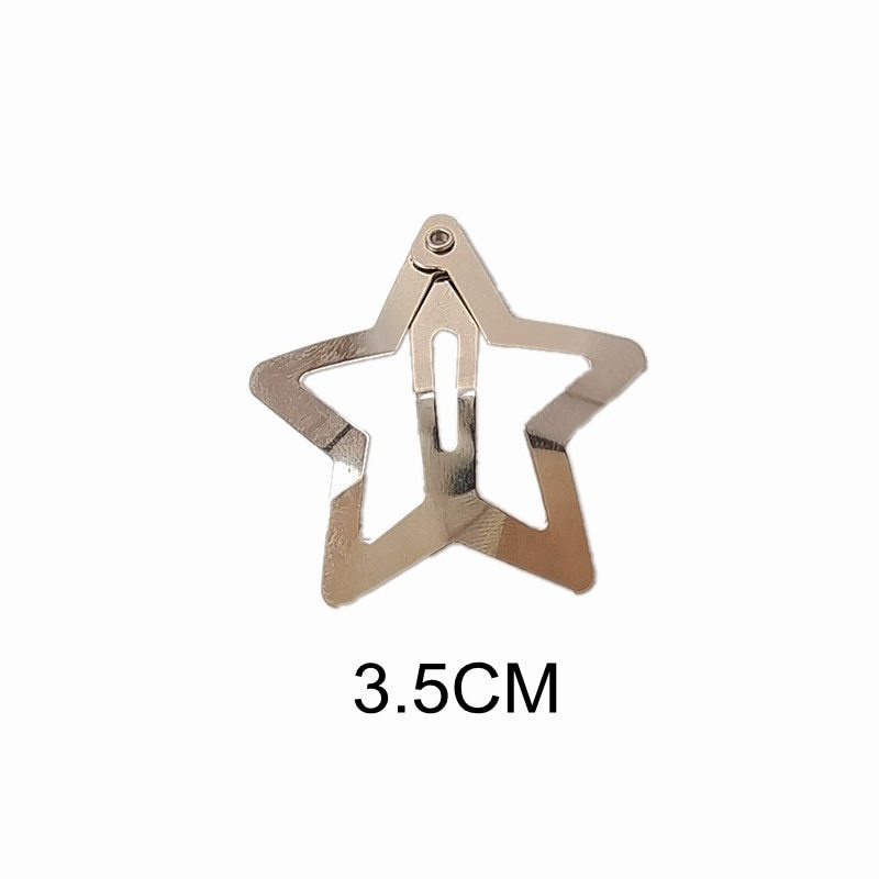 Kẹp Tóc Hình Ngôi Sao Năm Cánh Màu Sáng bb Cho Nữ