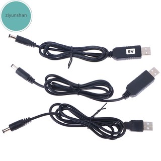 Ziyunshan dây cáp chuyển đổi nguồn usb dc 5v sang dc 9v / 12v 2.1 x 5.5mm