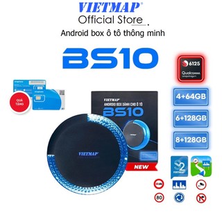 Android box ô tô Vietmap BS10, dẫn đường S2 , Vietmap Live, kết nối Carplay và Android Auto