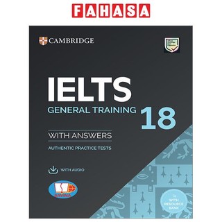 Sách cambridge ielts 18 general training - with answer + audio