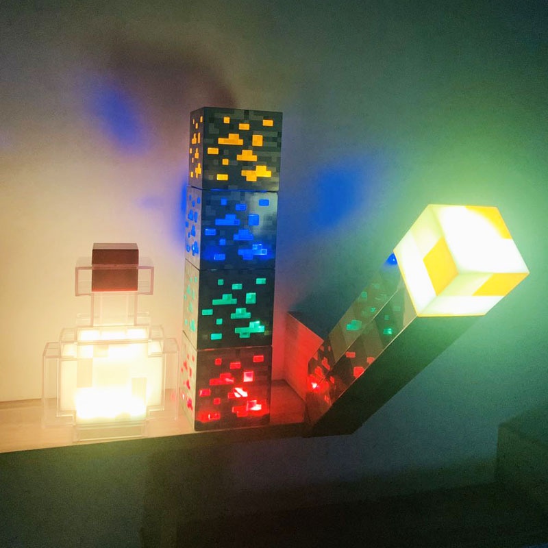 Minecraft Mô Hình Nhân Vật game minecraft Có Đèn Và Nhạc