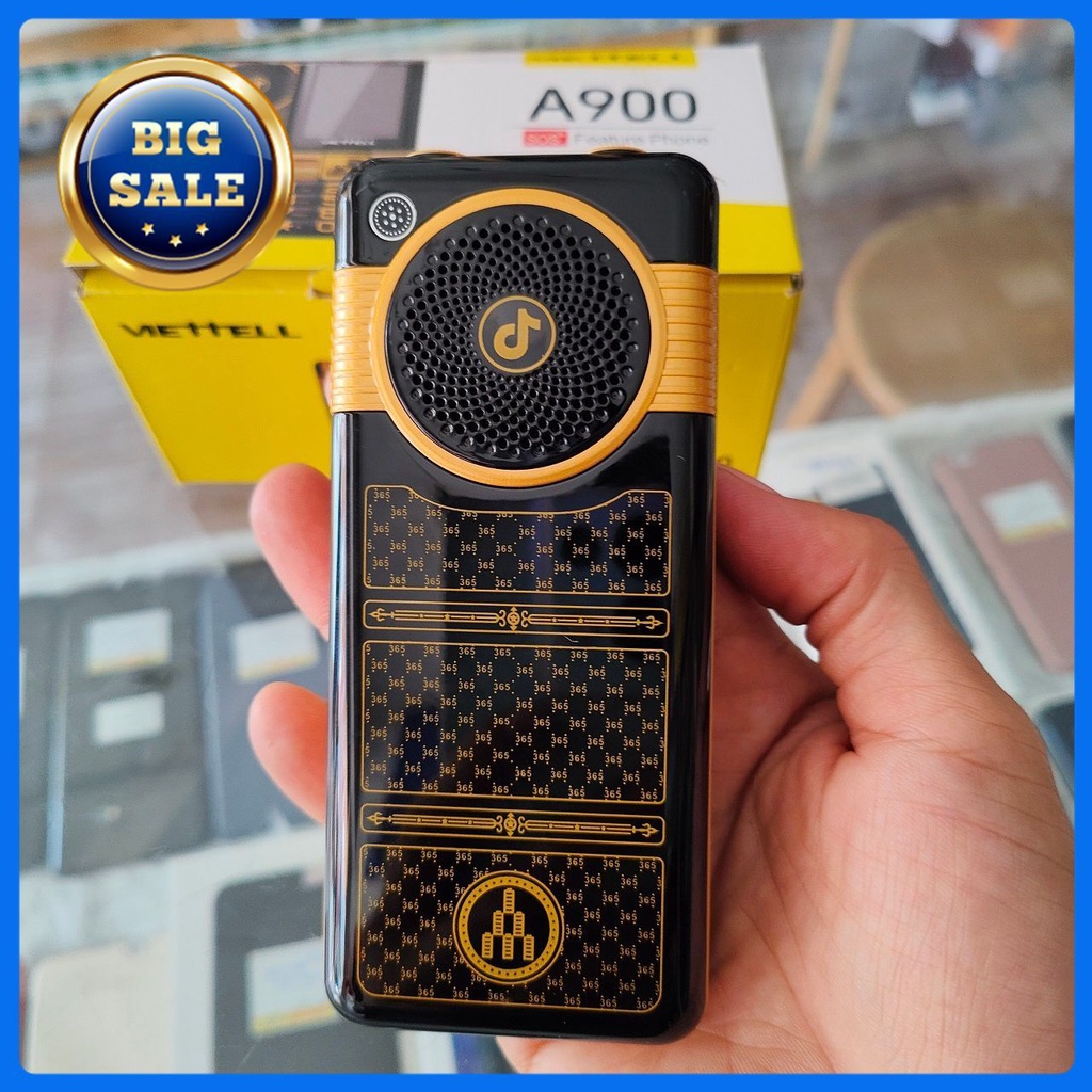 Điện thoại Bàn phím người già Viet tel A900 pin 6800mah  Trọng phú mobile  Xin cảm ơn