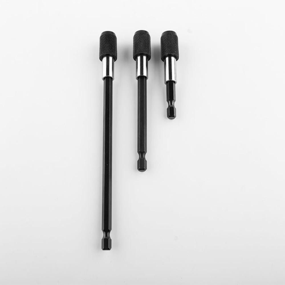 Muvako Bộ 6 Cái Đầu Nối Dài Mũi Khoan Màu Đen 1 / 4 "Lục Giác 1 / 4 hex shank / Bits / Bộ Giá Đỡ ‎Thanh Nối Dài Tự Khóa Bằng Thép vanadium Chuyên Dụng