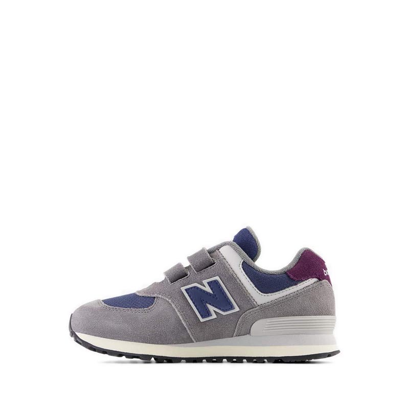 Giày Thể Thao New Balance 574 Hook & Loop Boys - Grey
