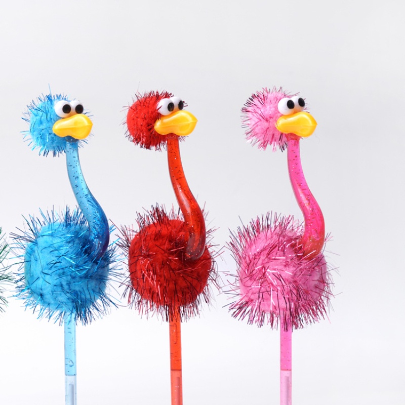 1 Bút Bi Đà Điểu Họa Tiết Hoạt Hình Sáng Tạo Cho Học Sinh Tiểu Học Và Trung Học